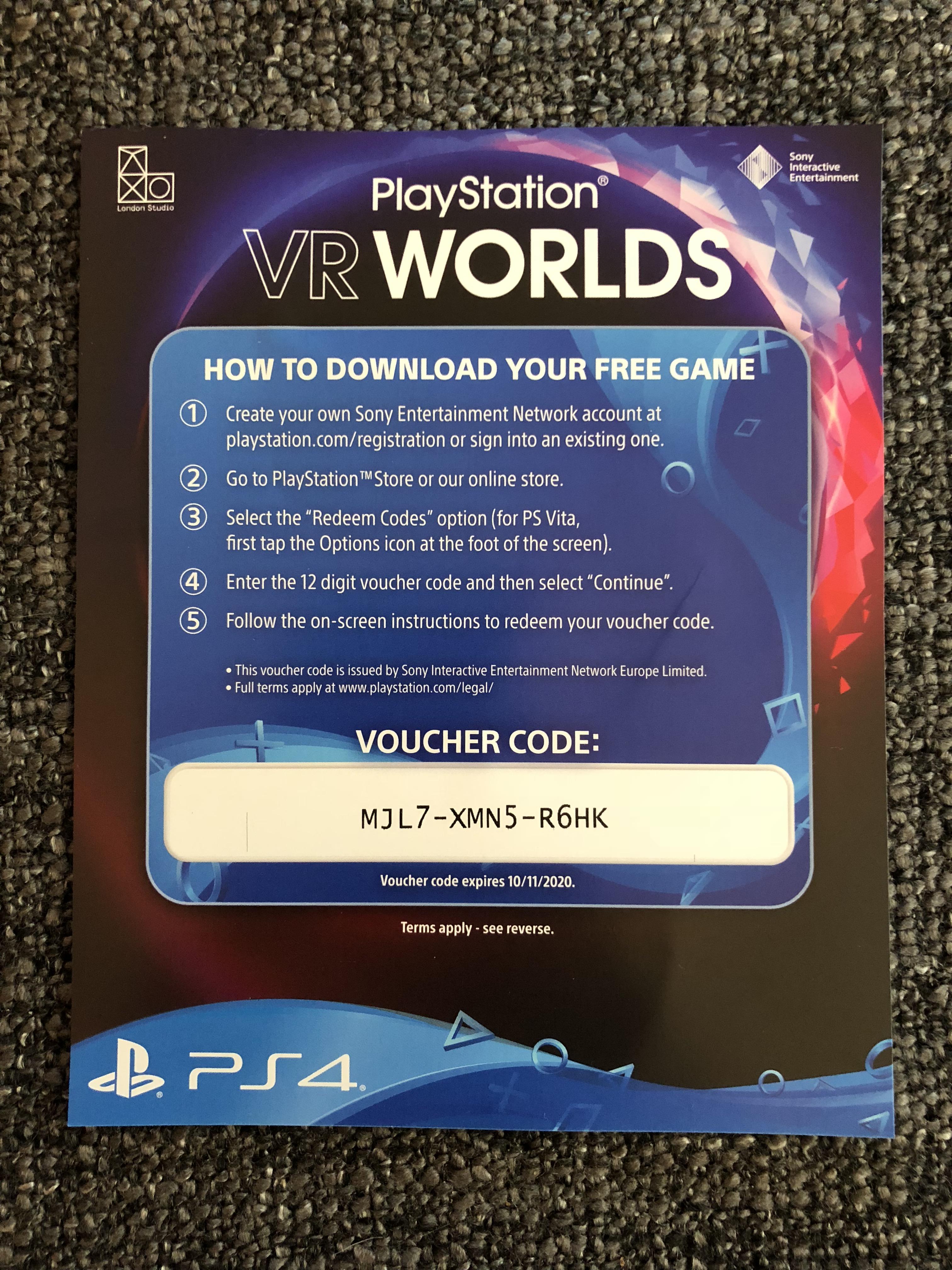 free redeem codes for ps4